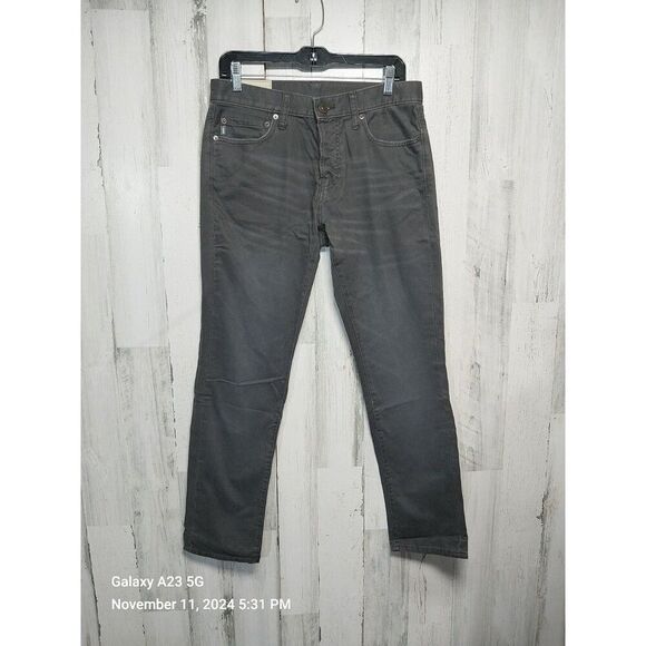 Abercrombie & Fitch Grey Men’s Slim Straight Button Fly Jeans 30 X 30 - Picture 1 of 9